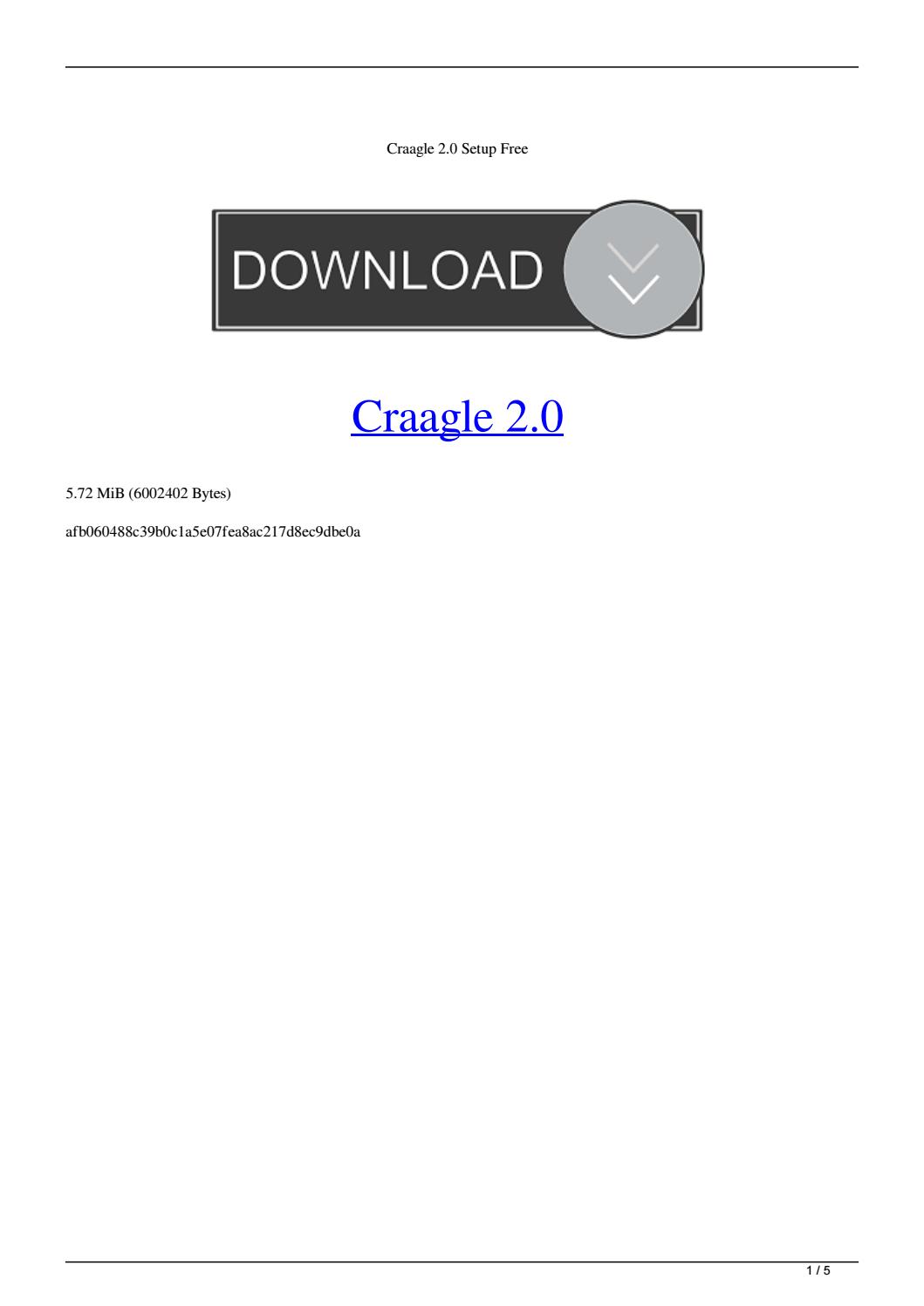 craagle 5.0 free download